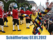 Schäfflertanz @ Marienplatz München (©Foto:Martin  Schmitz)